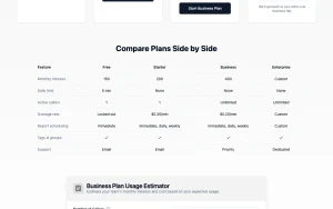Updaytr pricing page with plans and prices — screenshot of the productivity & writing AI tool, 2026-10-02