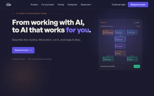 Uplift homepage page homepage screenshot, productivity & writing AI tool