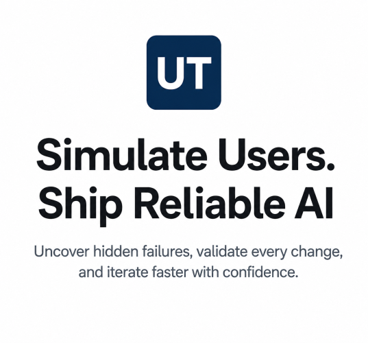 UserTrace homepage screenshot, coding AI tool