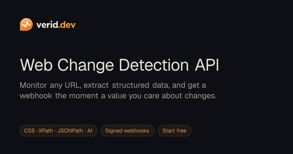 Verid homepage screenshot, productivity & writing AI tool