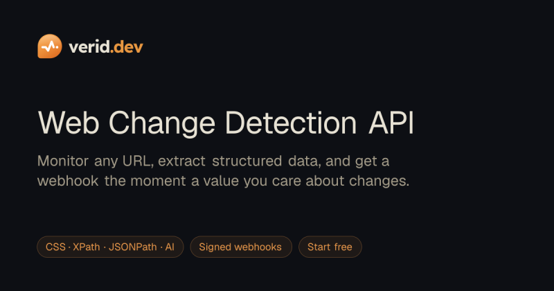 Verid homepage screenshot, productivity & writing AI tool