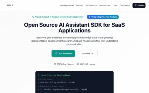 Vezlo homepage — screenshot of the coding AI tool, 2026-10-02