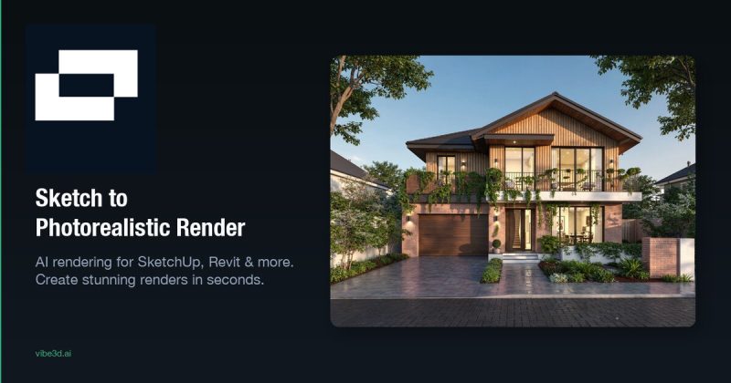 Vibe3D homepage screenshot, image generation AI tool