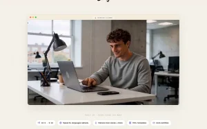 Vibeknow homepage page homepage screenshot, video AI tool