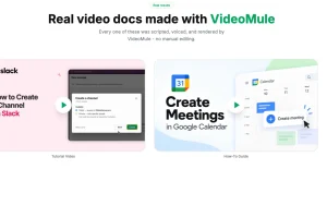 VideoMule homepage — screenshot of the video AI tool, 2026-10-02