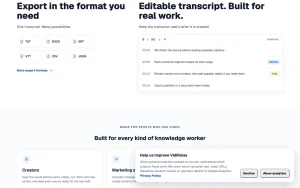 VidiRelay homepage — screenshot of the productivity & writing AI tool, 2026-10-01