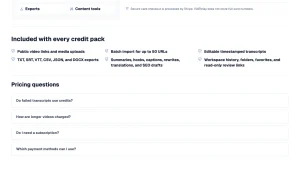 VidiRelay pricing page with plans and prices — screenshot of the productivity & writing AI tool, 2026-10-01