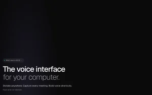Vowen homepage — screenshot of the audio & voice AI tool, 2026-10-02