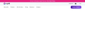 Vyrill about page — screenshot of the video AI tool, 2026-10-02