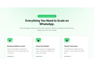 Waplify homepage — screenshot of the productivity & writing AI tool, 2026-10-02