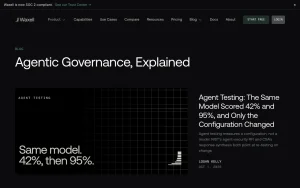 Waxell blog — screenshot of the coding AI tool, 2026-10-02