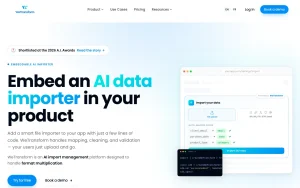 WeTransform homepage page homepage screenshot, productivity & writing AI tool