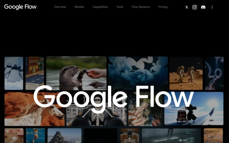 Whisk (Google Labs) homepage screenshot, image generation AI tool