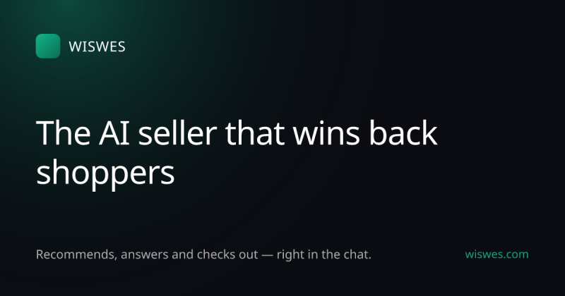 WisWes homepage screenshot, chat assistants AI tool