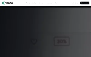 WisWes homepage page homepage screenshot, chat assistants AI tool