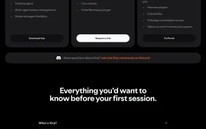 Xirp pricing page with plans and prices — screenshot of the coding AI tool, 2026-10-02