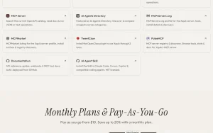Xquik homepage page homepage screenshot, productivity & writing AI tool