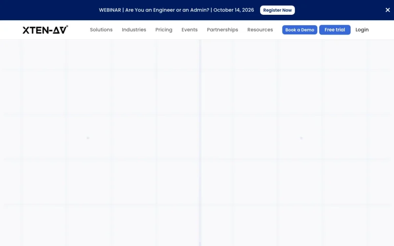 XTEN-AV homepage screenshot, productivity & writing AI tool
