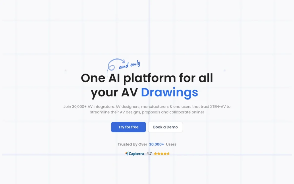 XTEN-AV homepage — screenshot of the productivity & writing AI tool, Oct 1, 2026