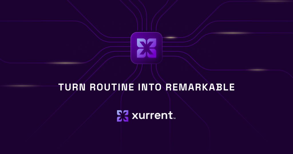 Captura de la página de inicio de Xurrent, herramienta de IA productividad y escritura