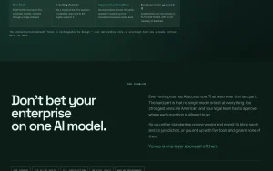 Yonoo homepage — screenshot of the chat assistants AI tool, 2026-10-02