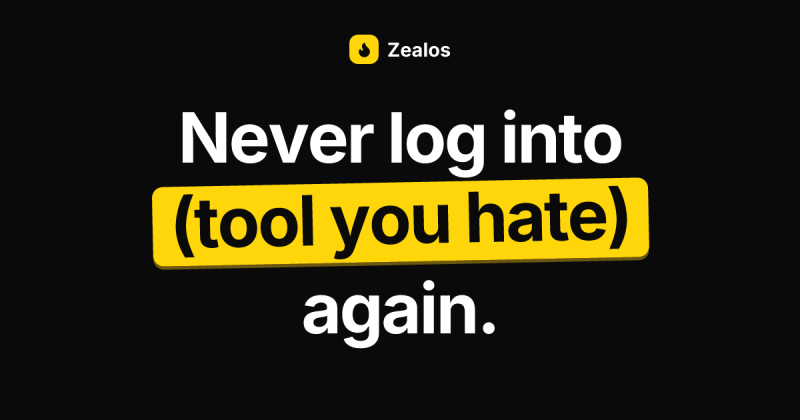 Zealos homepage screenshot, productivity & writing AI tool