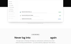 Zealos homepage page homepage screenshot, productivity & writing AI tool