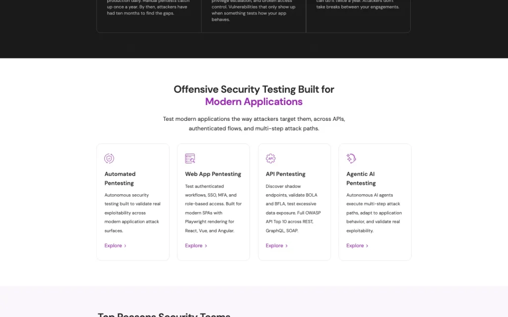 ZeroThreat homepage — screenshot of the coding AI tool, Oct 2, 2026
