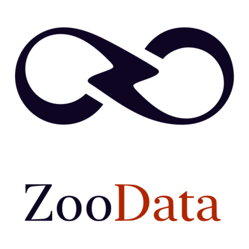 ZooData homepage screenshot, research & search AI tool