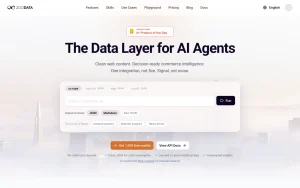 ZooData homepage — screenshot of the research & search AI tool, 2026-10-01
