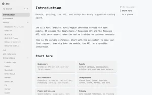 Zro (by MoonMath) documentation — screenshot of the coding AI tool, 2026-10-01